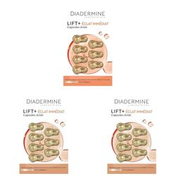 Diadermine Lift+ Capsules Anti-Rides, Visage et Cou Eclat Immediat, 7 x 4ml (Lot de 3)