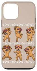 Rhodesian Ridgeback, design divertente per amanti dei cani che ballano Custodia per iPhone 12 mini