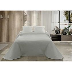 Hosteline Sprei Palma parelgrijs bed 150 cm