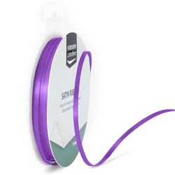 Vaessen Creative Ready to Start fita de cetim duplo, cetim, roxo, 3 mm x 10 m, 3