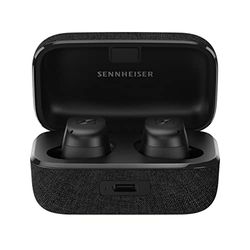 Sennheiser Momentum True Wireless 3 Écouteurs Intra-Auriculaires Bluetooth pour Musique et appels avec ANC, connectivité multipoint, IPX4, Chargement Qi, autonomie de 28 Heures, Design Compact – Noir