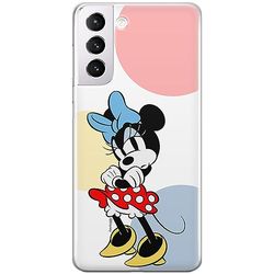 ERT GROUP mobile phone case for Samsung S21 PLUS original and officially Licensed Disney pattern Minnie 078 optimally adapted to the shape of the mobile phone, case made of TPU
