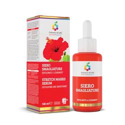 Stretch marks serum, with exfolianting action, light texture, easily absorbed, 100 Ml Colours of life