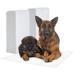 Iris Ohyama, Alaise Pour Chien, Alèse Jetable 90x59 Tapis Educateur pour Chiot, Apprentissage de la Propreté, 5 Couches de Protection Anti-Fuite et Résistante (100 Pièces) - Pet Pad NS-100DW