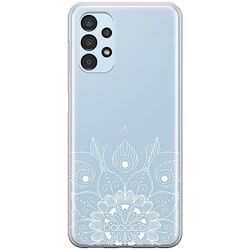 ERT GROUP mobiltelefonfodral för Samsung A13 4G originalt och officiellt licensierat Babaco mönster Mandalas 008 Vit optimalt anpassad till formen på mobiltelefonen, gedeeltelijk transparant