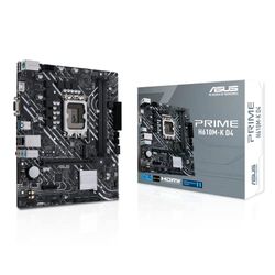 ASUS PRIME H610M-K D4 – Carte mère Intel H610 LGA 1700 mic-ATX (DDR4, PCIe 4.0, M.2 slot, Realtek 1 Gb Ethernet, HDMI, D-Sub, USB 3.2 Gen 1 ports, SATA 6 Gbps)