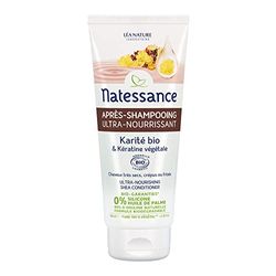 Natessance - Balsamo ultra-nutriente - Karitè Bio e cheratina vegetale - Certificato Bio Cosmos Organic - Tubo 100% vegetale - 200 ml