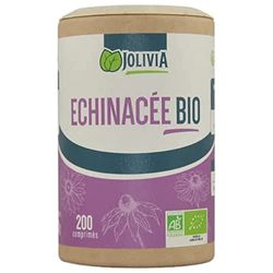 Echinacée Bio - 200 comprimés de 400 mg | Format Comprimé | Complément Alimentaire | Vegan | Fabriqué en France