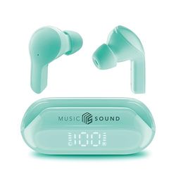 ADSE Music Sound TWS Slide Bluetooth-hoofdtelefoon, draadloos, in-ear design, led-display, 26 uur afspeeltijd, groen