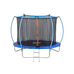 X-Tramp - Trampoline voor kinderen - XT-X0602 - Ronde trampoline met veiligheidsnet, ladder en veiligheidskussen, frame van verzinkt staal, tot 100 kg, diameter 183 cm