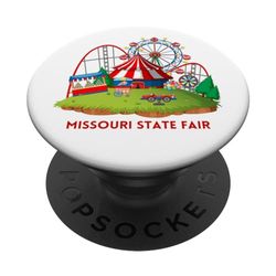 Paseos de carnaval de la feria estatal de Missouri PopSockets PopGrip Intercambiable