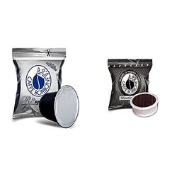 CAFFÈ BORBONE Respresso, Miscela Nera - 100 Capsule - Compatibili Con Le Macchine Ad Uso Domestico Nespresso* & Miscela Nera - 100 Capsule - Compatibili Con Le Macchine Lavazza* Espresso Point*