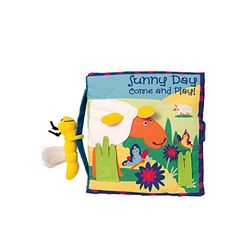 Manhattan Toy Libro de actividades blando con atado juguete atado, Sunny Day