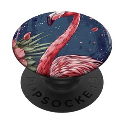 Fenicottero rosa BANDIERA AMERICANA 4 luglio fenicottero PopSockets PopGrip Intercambiabile