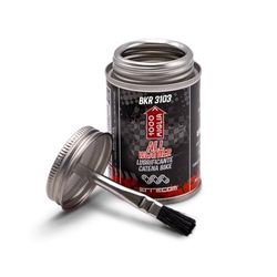 1001 Miglia BKR 3103 Lubrifiant pour Chaîne Vélo All Weather - 120 ml, pour Toutes les Saisons et Conditions Météorologiques, Pot All-In-One avec Pinceau Inclus