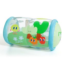 Molto Rouleau sensoriel Gonflable pour bébé – Design Gusy Luz – Stimule Le Chat et la Coordination – avec Billes sonores – Dès 0 Mois – 45 x 22 cm