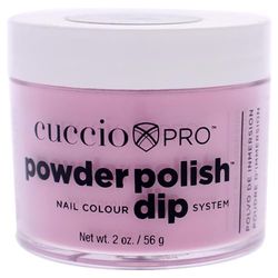Cuccio Powder Polish - Dip Acrylic Nail Colour Dip System - 45g (1.6oz) Dipping Powder - Pink