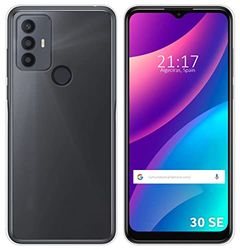 Silicone Gel TPU Transparent Case for TCL 30 SE / 30E/306