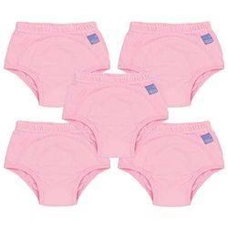 Bambino Mio, Herbruikbare trainingsbroek voor zindelijkheidstrainingen voor jongens en meisjes, 5 stuks, lichtroze, vanaf 3 jaar