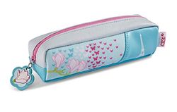 NICI 44284 mapje Schaf Jolly in Parijs 19,5 x 5 cm, turquoise/kleurrijk