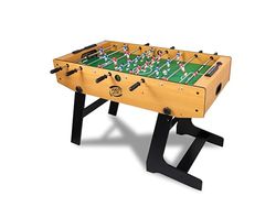 Teorema - Football Pliant pour Adultes et Enfants avec 2 balles et tiges télescopiques, 158 x 45 x 85 cm