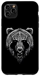 Carcasa para iPhone 11 Pro Max Berserker oso guerrero Odin mitología nórdica vikingos