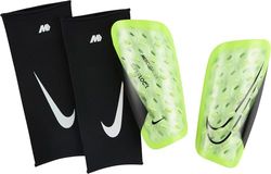Scheenbeschermers Nike Mercurial Lite Superlock voetbalscheenbeschermers, Volt/Barely Volt/Zwart, DN3609-702, L