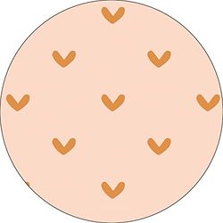 Bonateks, Ronde digitaal bedrukte muismat, antislip onderkant, voor kantoor en thuis, diameter: 22 cm