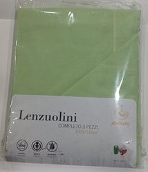 Italbaby 3-delige set ledikanten, limoen, meerkleurig, één maat