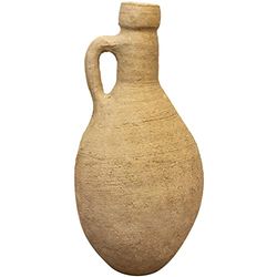 Biscottini Vasi terracotta grandi da esterno 29x29x62 cm Made in Italy | Vasi per piante grandi artigianali | Vaso terracotta grande