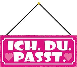 Schatzmix Tin-Plate Sign, Sheet metal, Multicoloured, 27x10 cm