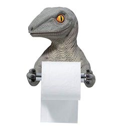 FUYU Portarotolo di carta igienica a parete con dinosauro 3D