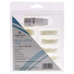 Cuccio Revelation 100-Piece Assorted Nail Tips