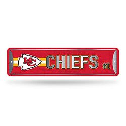Rico Industries Targa Stradale in Metallo con Scritta Tampa Buccaneers, 10,2 x 38,1 cm, Ideale per casa, Ufficio, Camera da Letto e Grotta dell'uomo, Realizzata