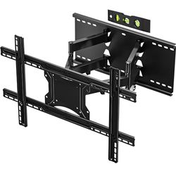 BONTEC TV muurbeugel kantelbaar voor 37-80 inch LCD/LED TV volledig beweging - Ultrasterke dubbele arm - Super sterke 65kg draagvermogen