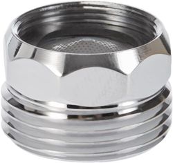 GARDENA bruisstraal-schroefdraadadapter: Praktische adapter voor het aansluiten van de tuinslang op een waterkraan met bruisstraalkop, M22x1 binnen- en 26,5 mm (G 3/4")-buitendraad (2906-20)