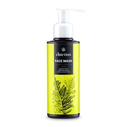 DUETUS Gel nettoyant pour le visage - Pour les soins quotidiens de la peau - Cosmétique naturel végétalien pour homme et femme - Taille : 150 ml.