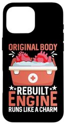 Trapianti di organi: corpo originale, motore ricostruito Custodia per iPhone 16 Pro Max