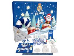 CyP Brands- Real Madrid - Adventskalender, Kalendrar, Jul, Blå, Officiell produkt