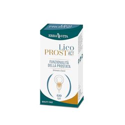 ERBA VITA Licoprost Act integratore alimentare con Licopene e Teupol10P (estratto di Ajuga reptans da colture cellulari) ricco in teupolioside - Formato 60 Capsule