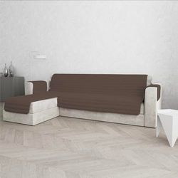 Italian Bed Linen Trendy Waterproof and Doubleface sofa cover, Brown 290cm, 100% microfiber