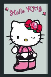 empireposter – Hello Kitty – Rose – storlek (cm), ca 20 x 30 – Tryckt spegel, NY – Beskrivning: – Väggspegel med svart plastram i träutseende –