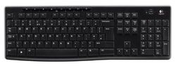 Logitech K270 Wireless Keyboard for Windows, QWERTY US International Layout - Black