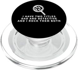 Detective Y Papá Orgullosos Hombres Divertidos Detective PopSockets PopGrip para MagSafe