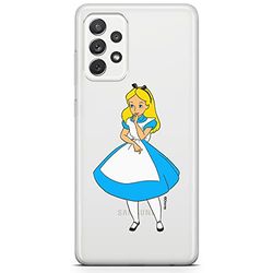 ERT GROUP mobile phone case for Samsung A53 5G original and officially Licensed Disney pattern Alice 010 optimally adapted to the shape of the mobile phone, partially transparent