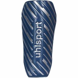 uhlsport Speedshield protège-Tibias de Football pour Enfants et Adultes - protège Tibia Foot Enfant Ultra-léger - Respirant et léger avec Bas de Compression élastique, Bleu Marine