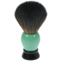 Brand pettine fantasia modello da barba, capelli sintetici, manico in plastica, menta/nero, anello
