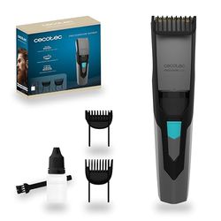 Cecotec Precision Care Barber Cordless Beard Trimmer with Stainless Steel Blades, Comb from 1 to 10 mm and Other 11 to 20 mm, Autonomy 1 Hour of Use