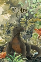 Komodo Dragon Notebook- Komodo Dragons Lovers -Reptiles Notebook - Reptiles and Amphibians Collection - Gifts for Men Women Children - Komodo Dragon Lined Notebook Journal Diaries 6x9, 120 pages