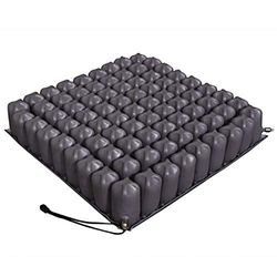 Queraltó Coussin Anti-escarres à cellules d'air, Housse, Pompe, Kit de réparation, 45x45x6cm